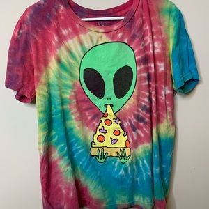 Tie Dye alien tee
